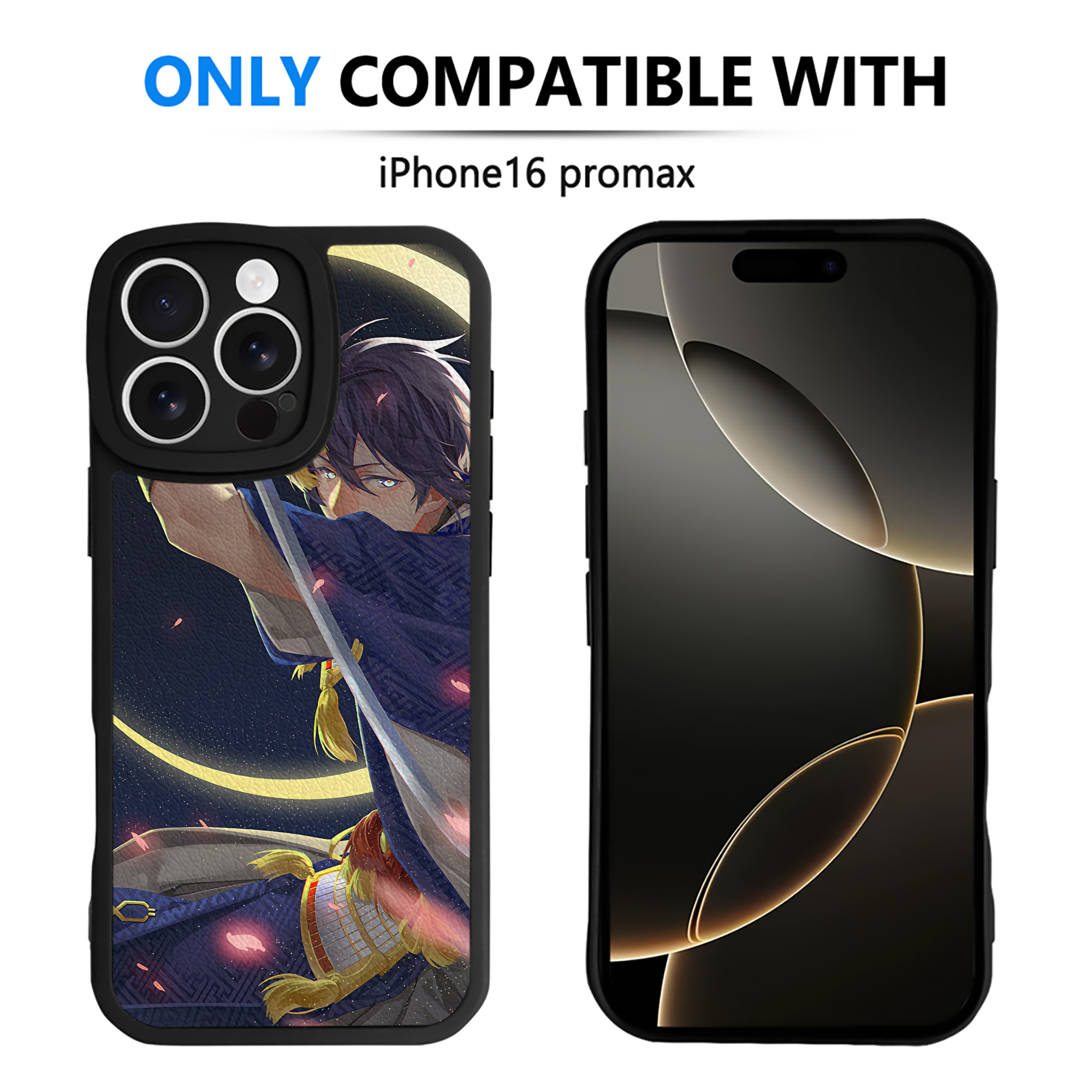 （画像用） 刀剣乱舞 Touken Ranbu 【iPhone 16シリーズ対応】シリコンスマホケース（レザー調） 材質：シリコン